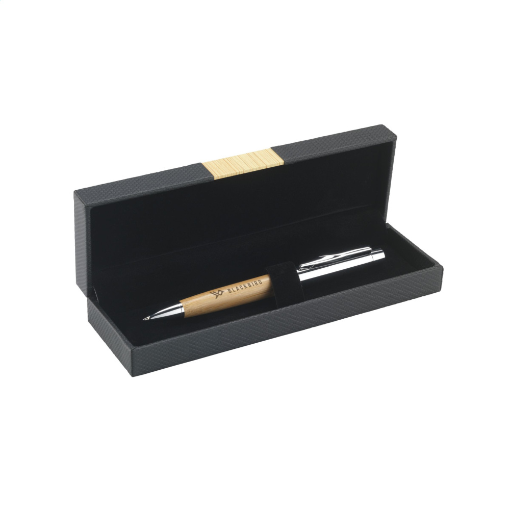 Logo trade corporate gifts image of: Bamboo Pen Set pens