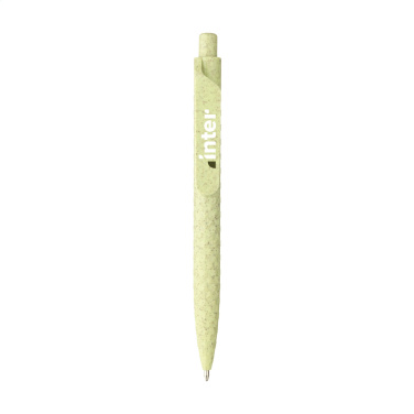 Logo trade business gifts image of: Stalk Wheatstraw Pen