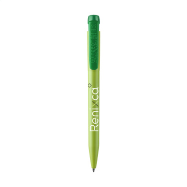 Logo trade corporate gifts picture of: Stilolinea Ingeo Pen Green Office