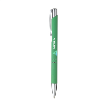 Logo trade business gifts image of: Ebony Soft Touch Accent pen