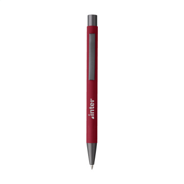 Logo trade promotional merchandise photo of: Brady Soft Touch Recycled Alu pens