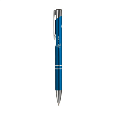 Logo trade advertising product photo of: Ebony Recycled Alu pens