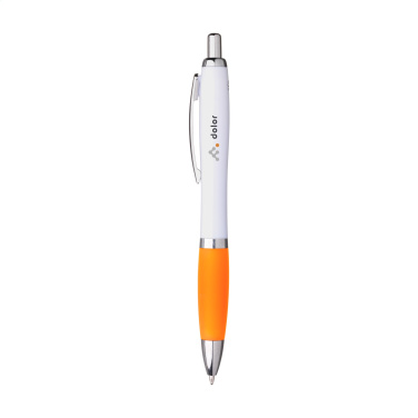 Logo trade promotional gifts image of: Athos Trans GRS Recycled ABS pen