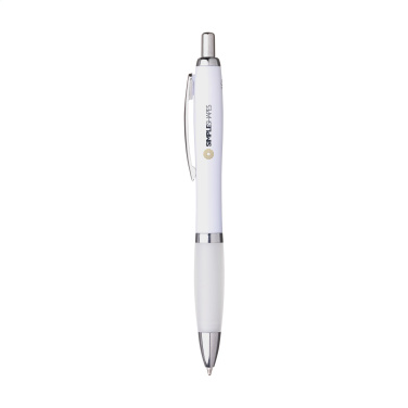 Logotrade promotional products photo of: Athos Trans GRS Recycled ABS pen