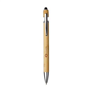 Logotrade business gift image of: Luca Touch Bamboo stylus pen