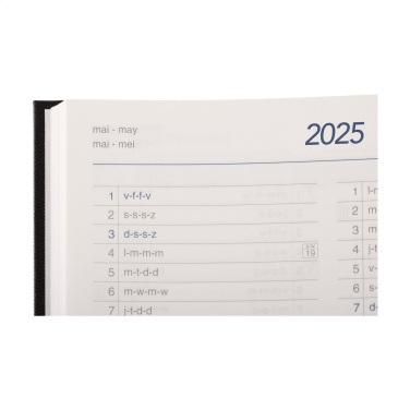 Logo trade promotional merchandise photo of: Eurodirect Balacron diary A5 4-languages