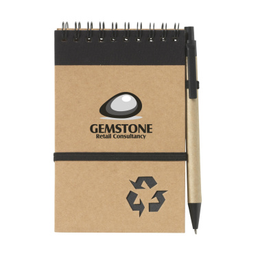 Logo trade promotional items image of: RecycleNote-M Paper notebook