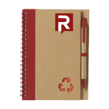 Logo trade corporate gift photo of: Recycle Note-L Paper notebook