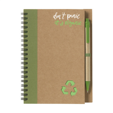 Logotrade promotional item picture of: Recycle Note-L Paper notebook