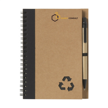 Logotrade promotional giveaway image of: Recycle Note-L Paper notebook