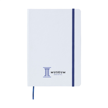 Logo trade corporate gifts image of: WhiteNote A5 Paper notebook