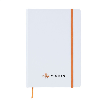 Logo trade promotional gifts picture of: WhiteNote A5 Paper notebook