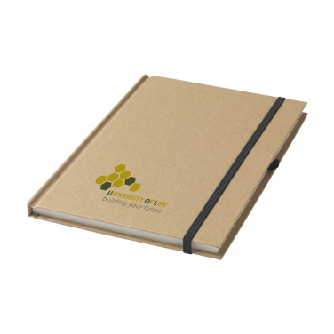 Logo trade corporate gifts image of: Pocket ECO Paper A5 notebook