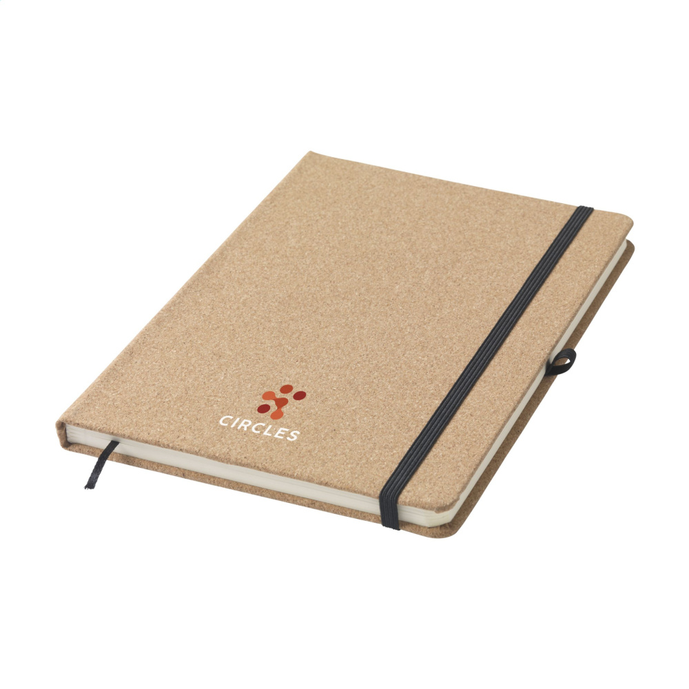 Logo trade promotional giveaways picture of: CorkNote A5 Paper notebook