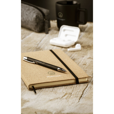 Logo trade promotional gifts picture of: CorkNote A5 Paper notebook