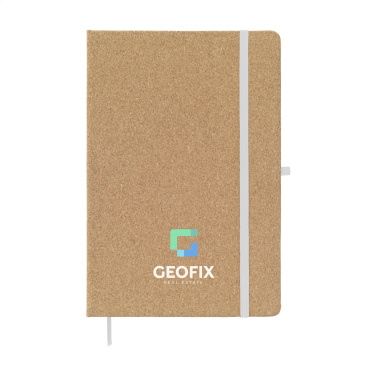 Logo trade promotional items picture of: CorkNote A5 Paper notebook