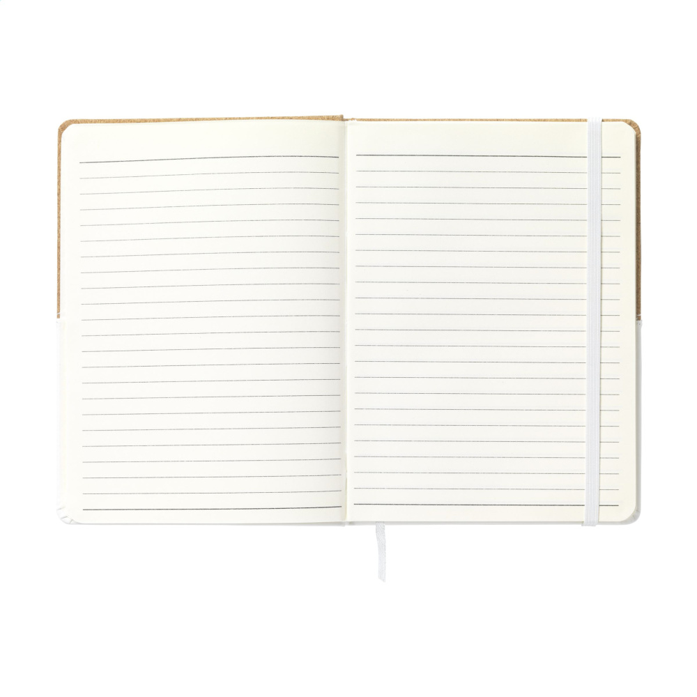 Logo trade promotional merchandise picture of: Journal Cork Paper Notebook