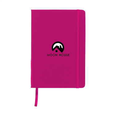 Logo trade promotional gifts image of: BudgetNote A5 Blanc Paper notebook