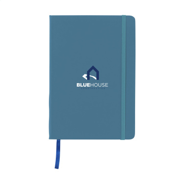 Logo trade advertising products picture of: BudgetNote A5 Blanc Paper notebook