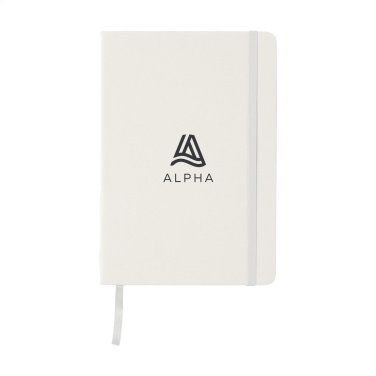 Logotrade promotional gift image of: BudgetNote A5 Blanc Paper notebook