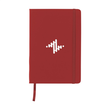 Logo trade promotional giveaways picture of: BudgetNote A5 Lines Paper Notebook