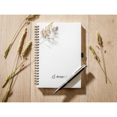 Logo trade promotional merchandise picture of: Milk-Carton Wire-O Paper Notebook A5