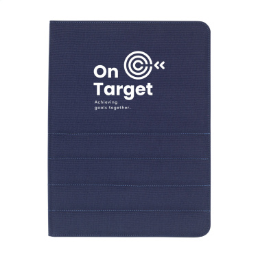 Logo trade promotional products image of: Quincy Portfolio RPET A4 document folder