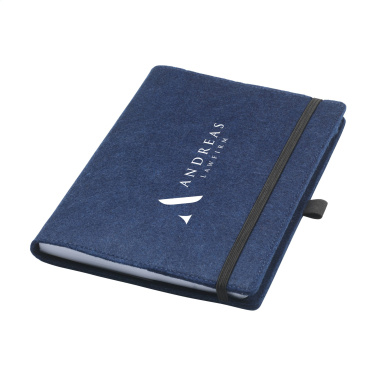 Logo trade promotional merchandise photo of: Felty GRS RPET Paper Notebook A5