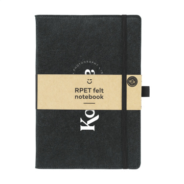 Logotrade promotional giveaway picture of: Felty GRS RPET Paper Notebook A5