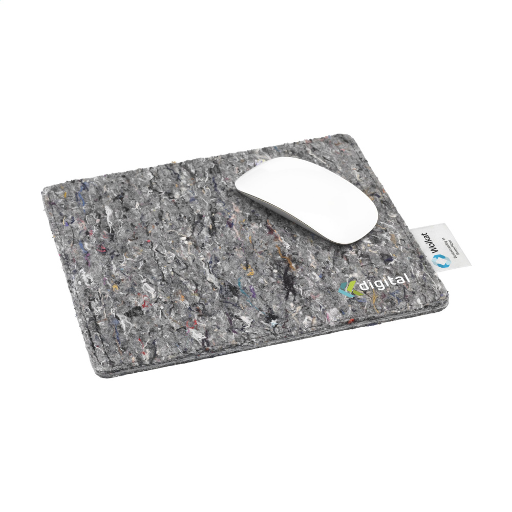 Logo trade promotional products picture of: Wolkat Tangier Recycled Textile Mousepad