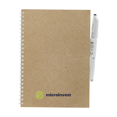 Logotrade promotional gift picture of: MOYU Erasable Stone Paper Notebook CraftCover 18 pages