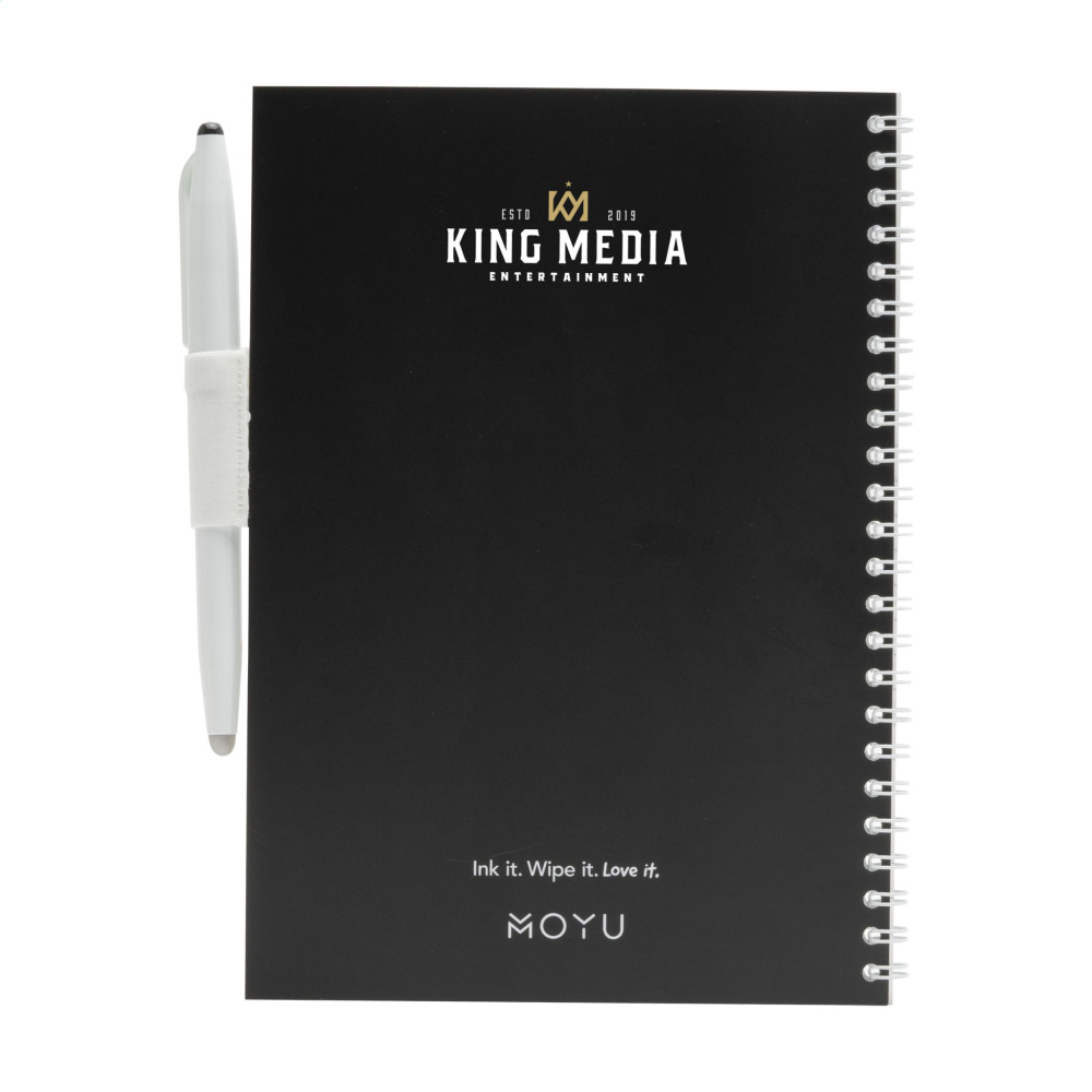 Logo trade promotional products picture of: MOYU Erasable Stone Paper Notebook SoftCover 18 pages