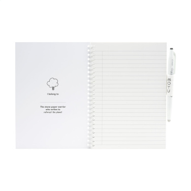 Logotrade promotional gift picture of: MOYU Erasable Stone Paper Notebook SoftCover 18 pages