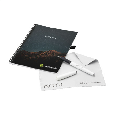 Logo trade promotional giveaway photo of: MOYU Erasable Stone Paper Notebook Custom SoftCover