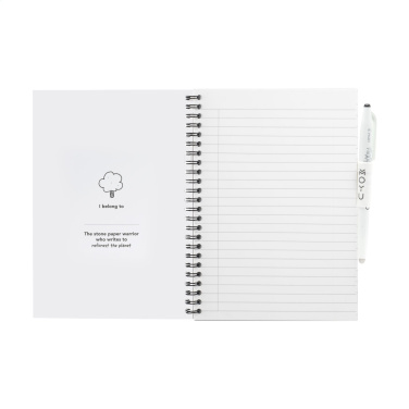 Logotrade promotional item image of: MOYU Erasable Stone Paper Notebook Custom SoftCover