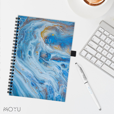 Logotrade promotional merchandise image of: MOYU Erasable Stone Paper Notebook Custom SoftCover