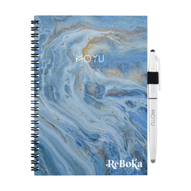 Logo trade promotional product photo of: MOYU Erasable Stone Paper Notebook Custom SoftCover