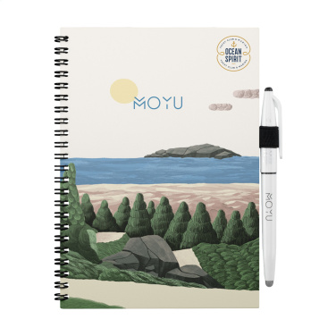 Logotrade promotional giveaways photo of: MOYU Erasable Stone Paper Notebook Custom SoftCover