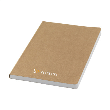 Logotrade advertising product picture of: Paper Notebook GRS Washable Kraft Cover A5