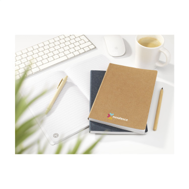 Logo trade promotional product photo of: Paper Notebook GRS Washable Kraft Cover A5