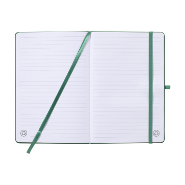 Logotrade promotional merchandise image of: Recycled GRS PU Paper Notebook A5