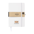 Recycled GRS PU Paper Notebook A5, white