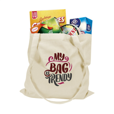 Logo trade promotional merchandise image of: ShoppyBag (135g/m²) long handles cotton bag