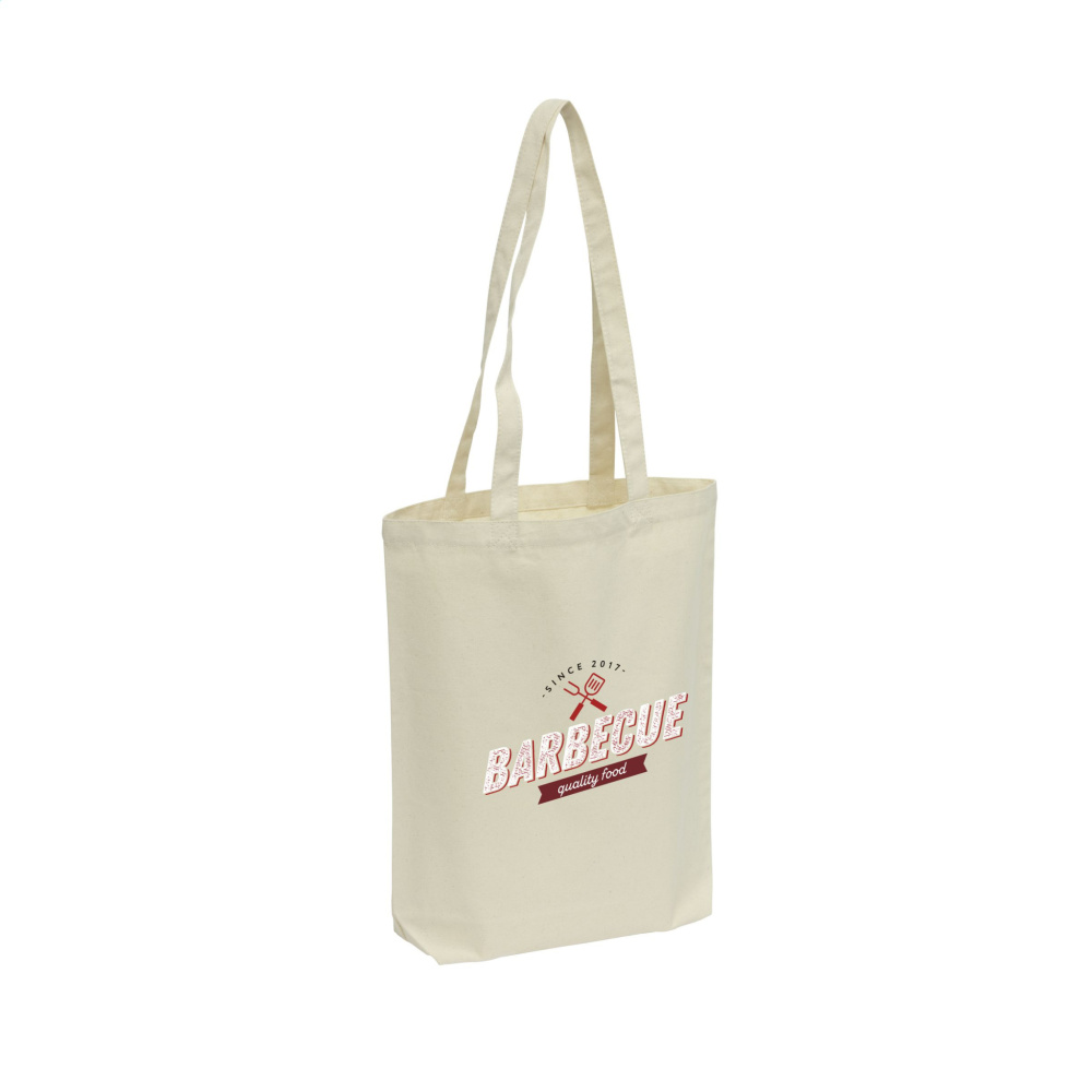 Logo trade corporate gifts picture of: Canvas ShoppyBag long handles (270 g/m²)