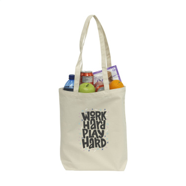 Logo trade business gifts image of: Canvas ShoppyBag long handles (270 g/m²)