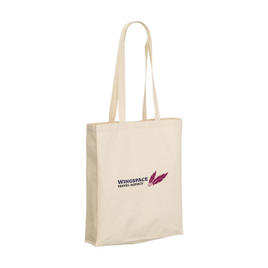 Logo trade promotional items image of: Natural Square Bag (165 g/m²) cotton bag