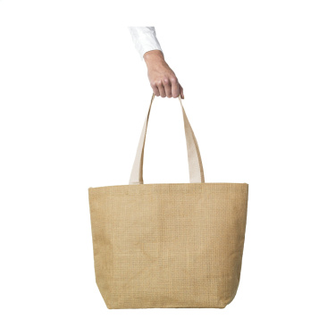 Logo trade promotional merchandise image of: Elegance Bag jute shopper