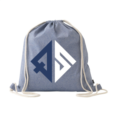 Logotrade advertising product picture of: GRS Recycled Cotton PromoBag (180 g/m²) backpack