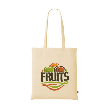 Logotrade promotional item image of: GRS Recycled Cotton Shopper (180 g/m²) bag