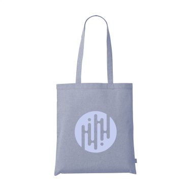 Logotrade advertising products photo of: GRS Recycled Cotton Shopper (180 g/m²) bag